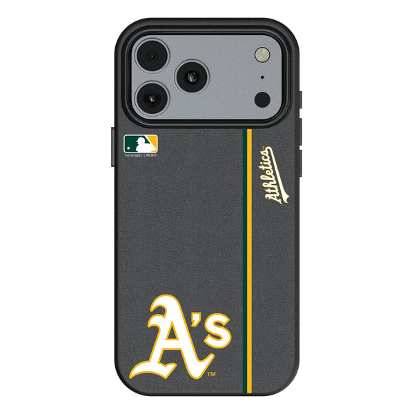 Oakland Athletics Sidebar iPhone MagSafe Compatible Phone Case for Apple iPhone