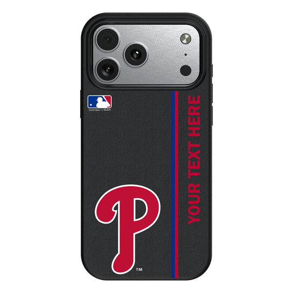 Philadelphia Phillies Personalized Sidebard iPhone MagSafe Compatible Phone Case for Apple iPhone