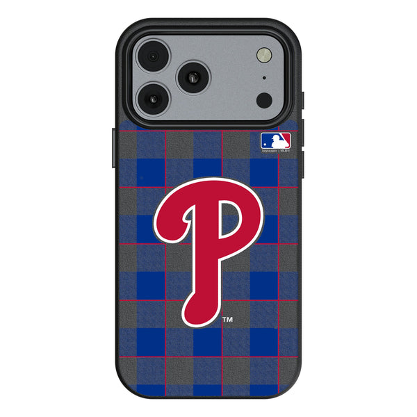 Philadelphia Phillies Plaid iPhone MagSafe Compatible Phone Case for Apple iPhone
