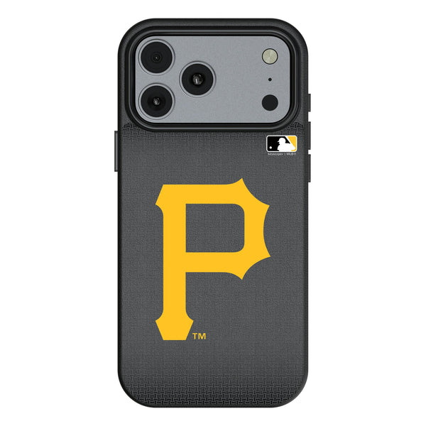 Pittsburgh Pirates Linen iPhone MagSafe Compatible Phone Case for Apple iPhone