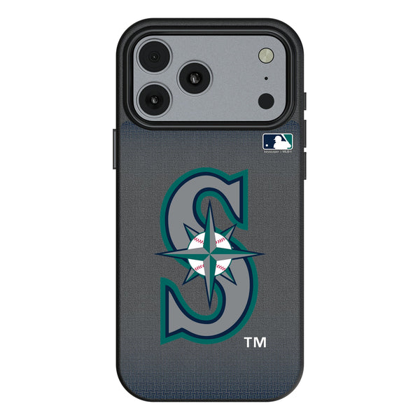 Seattle Mariners Linen iPhone MagSafe Compatible Phone Case for Apple iPhone