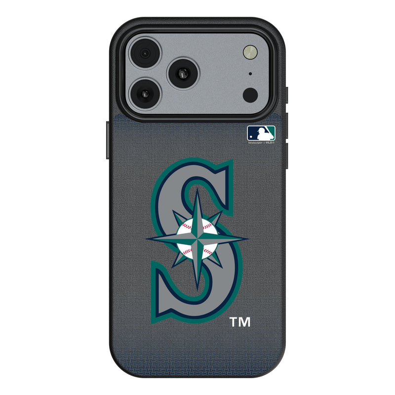Seattle Mariners Linen iPhone MagSafe Compatible Phone Case for Apple iPhone