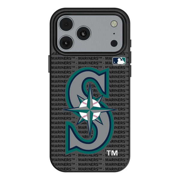 Seattle Mariners Text Backdrop iPhone MagSafe Compatible Phone Case for Apple iPhone