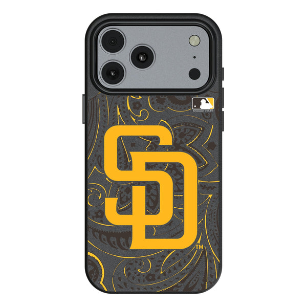 San Diego Padres Paisley iPhone MagSafe Compatible Phone Case for Apple iPhone