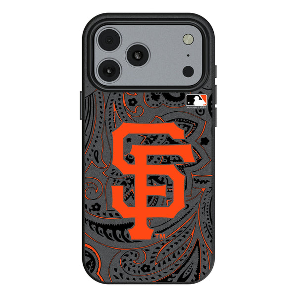 San Francisco Giants Paisley iPhone MagSafe Compatible Phone Case for Apple iPhone