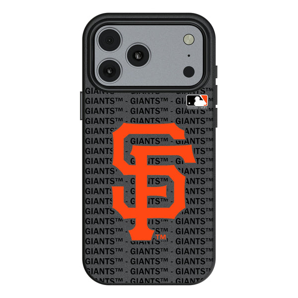 San Francisco Giants Text Backdrop iPhone MagSafe Compatible Phone Case for Apple iPhone