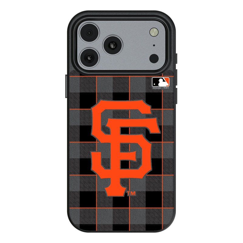 San Francisco Giants Plaid iPhone MagSafe Compatible Phone Case for Apple iPhone