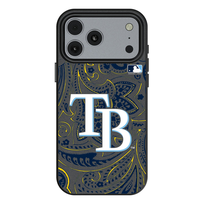 Tampa Bay Rays Paisley iPhone MagSafe Compatible Phone Case for Apple iPhone