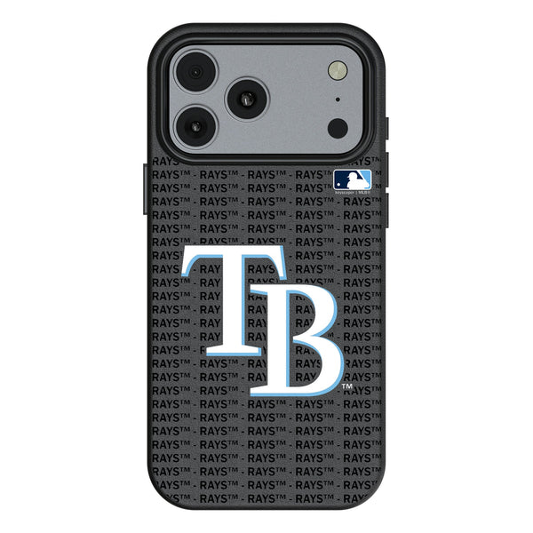 Tampa Bay Rays Text Backdrop iPhone MagSafe Compatible Phone Case for Apple iPhone