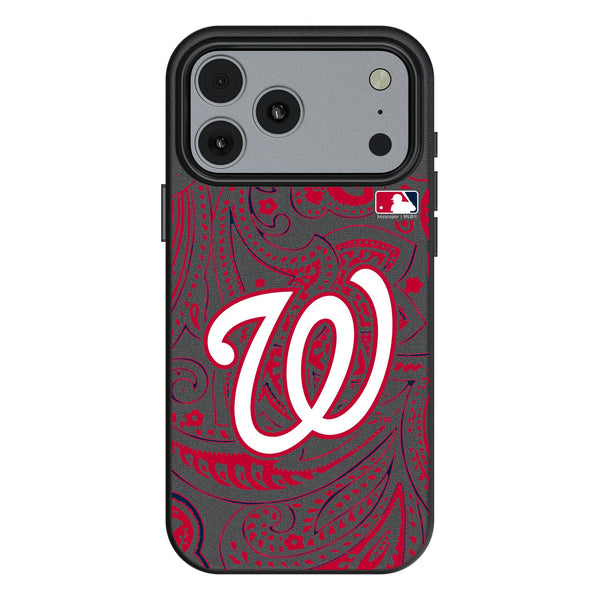 Washington Nationals Paisley iPhone MagSafe Compatible Phone Case for Apple iPhone