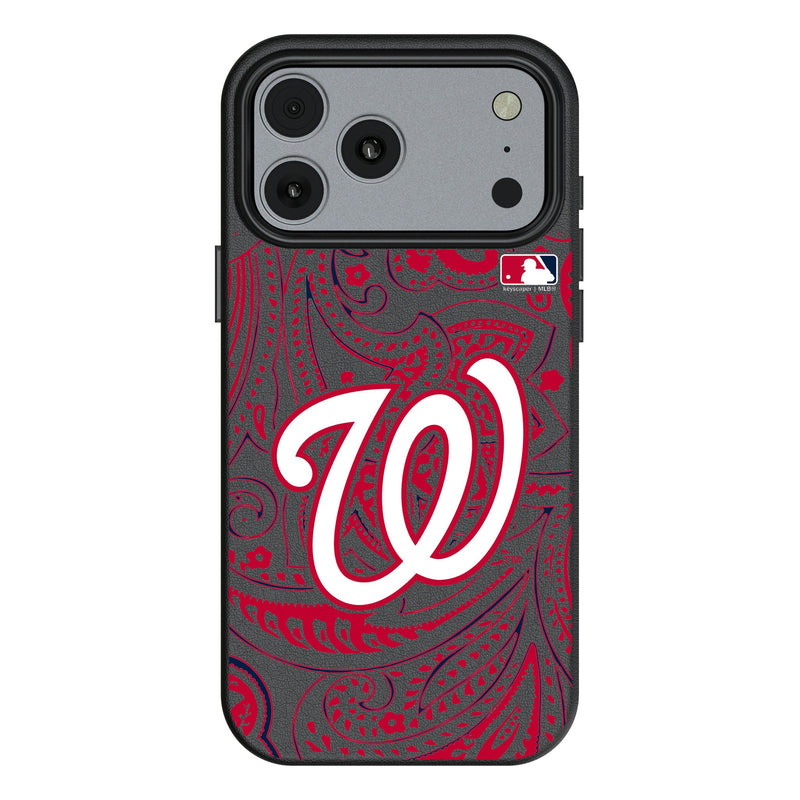 Washington Nationals Paisley iPhone MagSafe Compatible Phone Case for Apple iPhone
