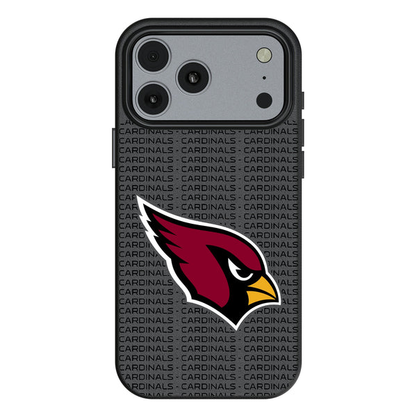 Arizona Cardinals Text Backdrop iPhone MagSafe Compatible Phone Case for Apple iPhone