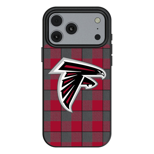 Atlanta Falcons Plaid iPhone MagSafe Compatible Phone Case for Apple iPhone