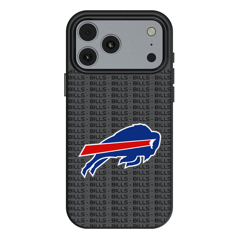 Buffalo Bills Text Backdrop iPhone MagSafe Compatible Phone Case for Apple iPhone