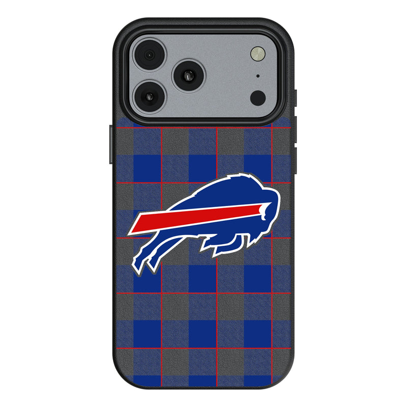 Buffalo Bills Plaid iPhone MagSafe Compatible Phone Case for Apple iPhone