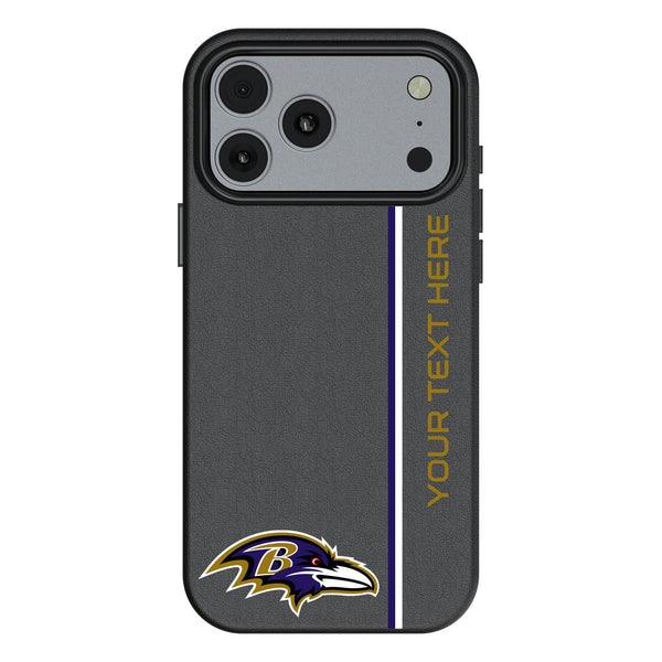 Baltimore Ravens Personalized Sidebard iPhone MagSafe Compatible Phone Case for Apple iPhone