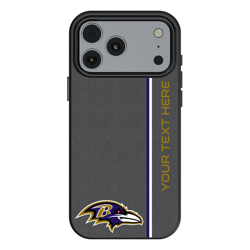 Baltimore Ravens Personalized Sidebard iPhone MagSafe Compatible Phone Case for Apple iPhone