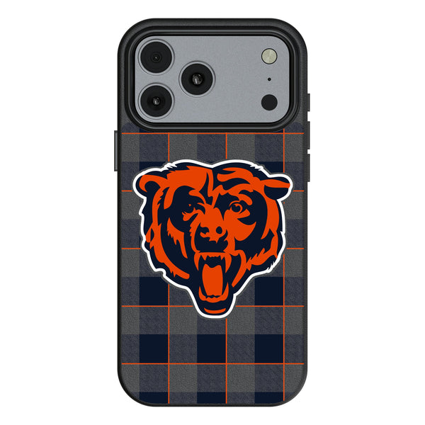 Chicago Bears Plaid iPhone MagSafe Compatible Phone Case for Apple iPhone