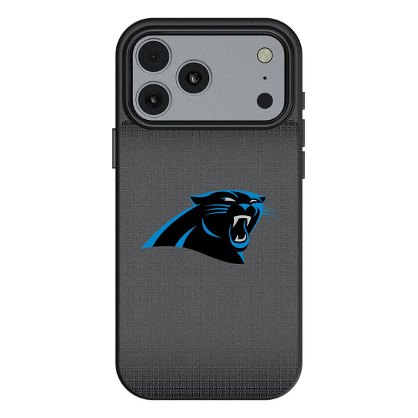 Carolina Panthers Linen iPhone MagSafe Compatible Phone Case for Apple iPhone