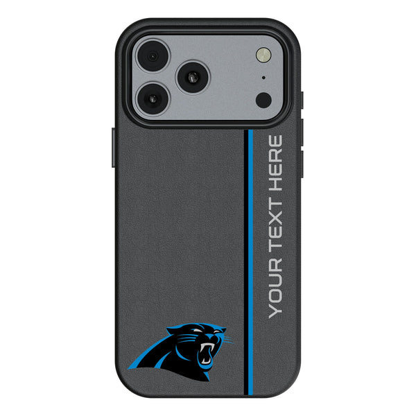 Carolina Panthers Personalized Sidebard iPhone MagSafe Compatible Phone Case for Apple iPhone