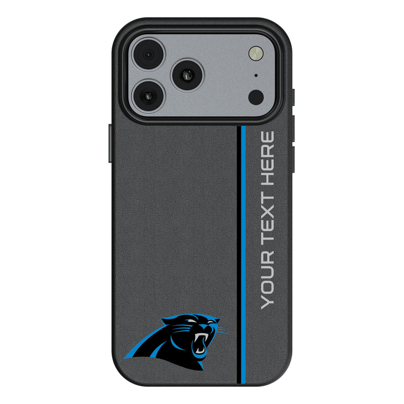 Carolina Panthers Personalized Sidebard iPhone MagSafe Compatible Phone Case for Apple iPhone