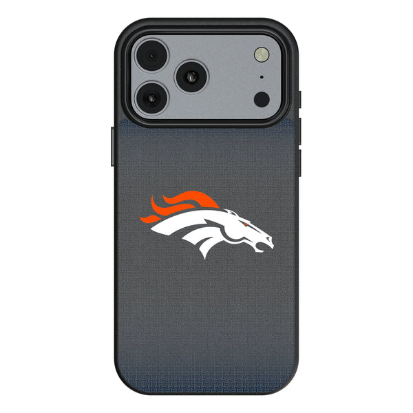 Denver Broncos Linen iPhone MagSafe Compatible Phone Case for Apple iPhone