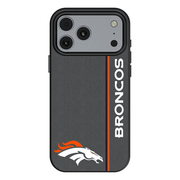 Denver Broncos Sidebar iPhone MagSafe Compatible Phone Case for Apple iPhone
