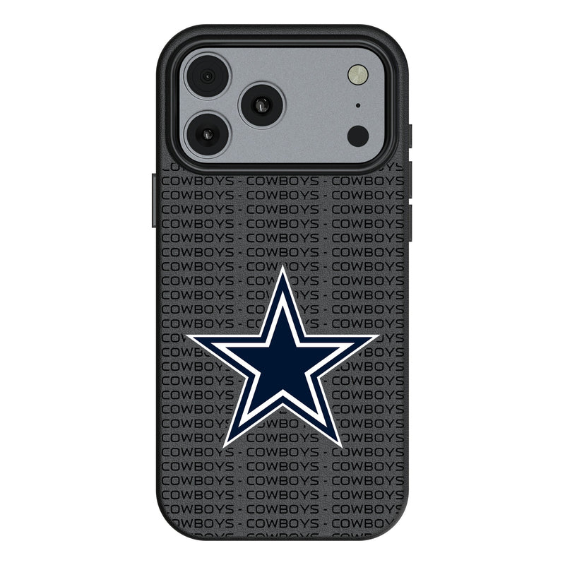 Dallas Cowboys Text Backdrop iPhone MagSafe Compatible Phone Case for Apple iPhone