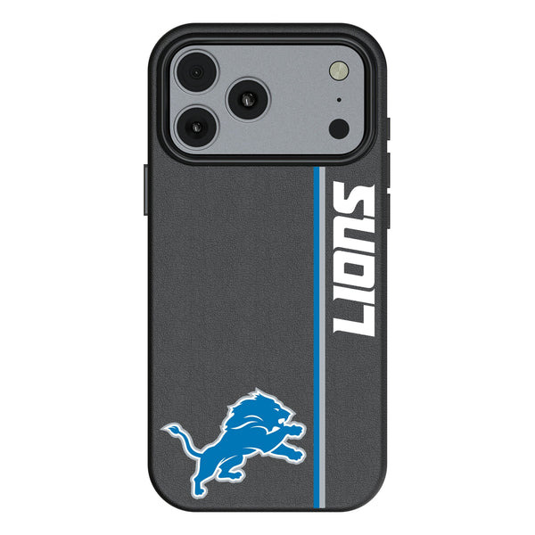 Detroit Lions Sidebar iPhone MagSafe Compatible Phone Case for Apple iPhone
