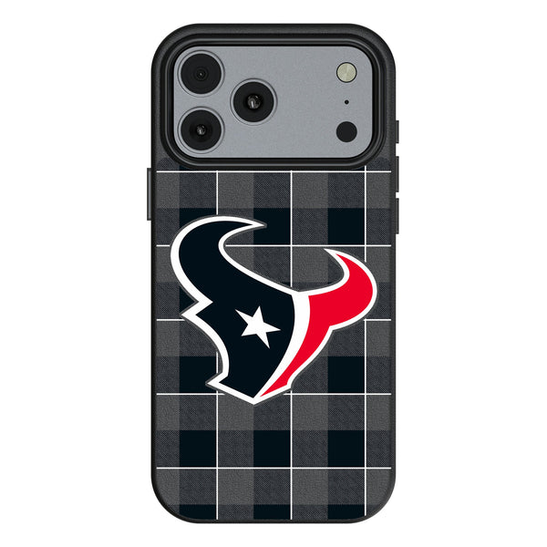 Houston Texans Plaid iPhone MagSafe Compatible Phone Case for Apple iPhone