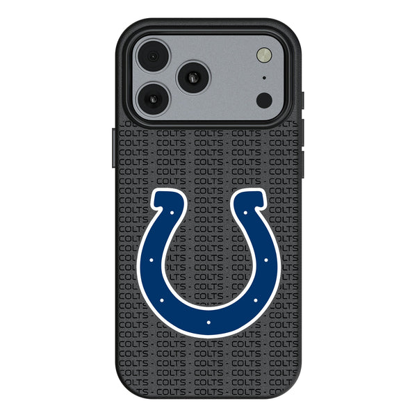 Indianapolis Colts Text Backdrop iPhone MagSafe Compatible Phone Case for Apple iPhone