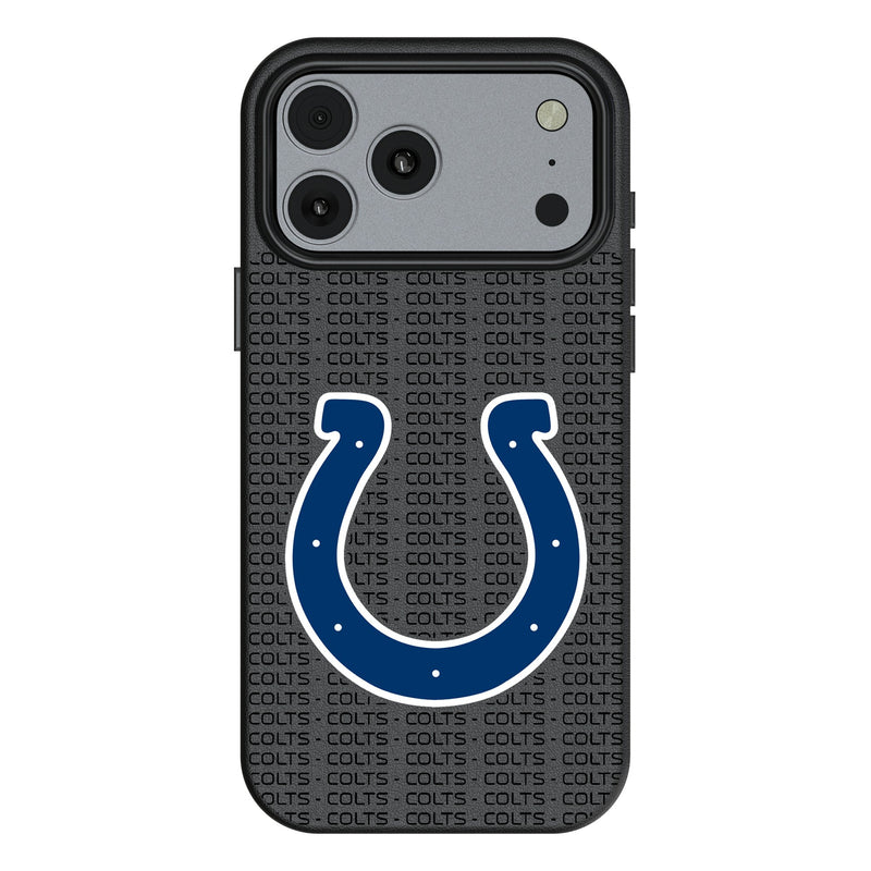 Indianapolis Colts Text Backdrop iPhone MagSafe Compatible Phone Case for Apple iPhone