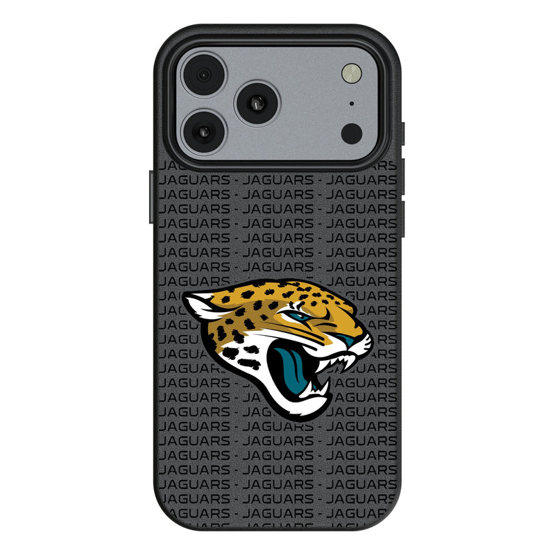 Jacksonville Jaguars Text Backdrop iPhone MagSafe Compatible Phone Case for Apple iPhone