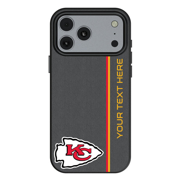 Kansas City Chiefs Personalized Sidebard iPhone MagSafe Compatible Phone Case for Apple iPhone
