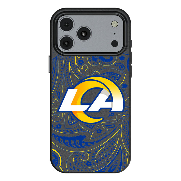 Los Angeles Rams Paisley iPhone MagSafe Compatible Phone Case for Apple iPhone