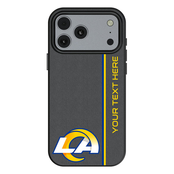 Los Angeles Rams Personalized Sidebard iPhone MagSafe Compatible Phone Case for Apple iPhone
