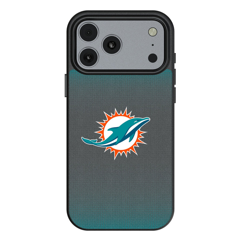 Miami Dolphins Linen iPhone MagSafe Compatible Phone Case for Apple iPhone