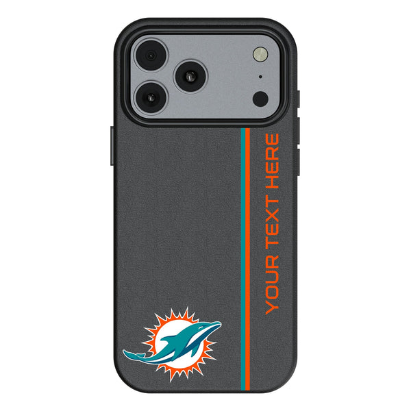 Miami Dolphins Personalized Sidebard iPhone MagSafe Compatible Phone Case for Apple iPhone