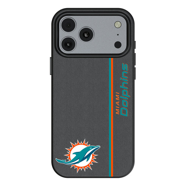 Miami Dolphins Sidebar iPhone MagSafe Compatible Phone Case for Apple iPhone