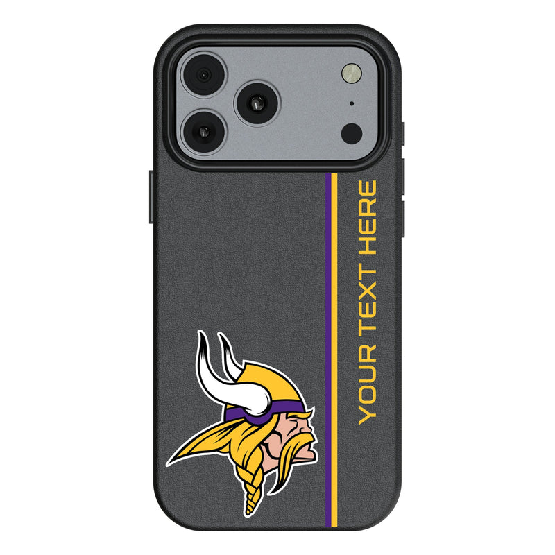Minnesota Vikings Personalized Sidebard iPhone MagSafe Compatible Phone Case for Apple iPhone