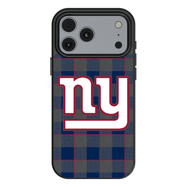 New York Giants Plaid iPhone MagSafe Compatible Phone Case for Apple iPhone
