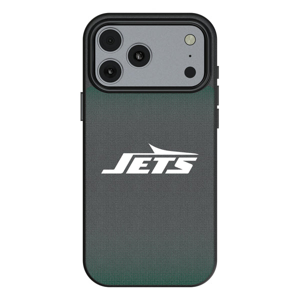 New York Jets Linen iPhone MagSafe Compatible Phone Case for Apple iPhone