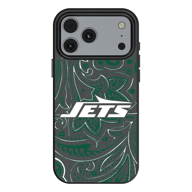 New York Jets Paisley iPhone MagSafe Compatible Phone Case for Apple iPhone