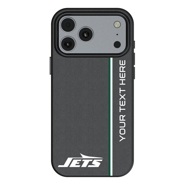 New York Jets Personalized Sidebard iPhone MagSafe Compatible Phone Case for Apple iPhone