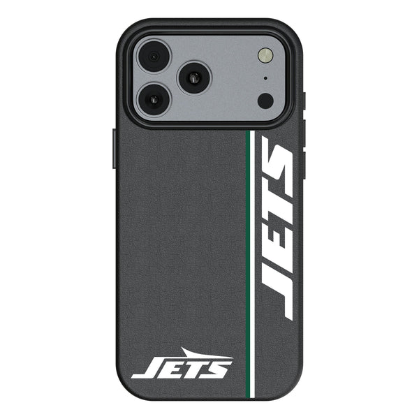 New York Jets Sidebar iPhone MagSafe Compatible Phone Case for Apple iPhone
