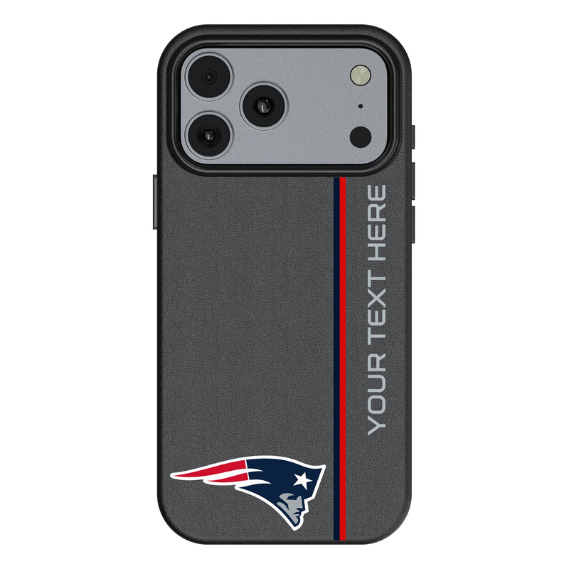 New England Patriots Personalized Sidebard iPhone MagSafe Compatible Phone Case for Apple iPhone