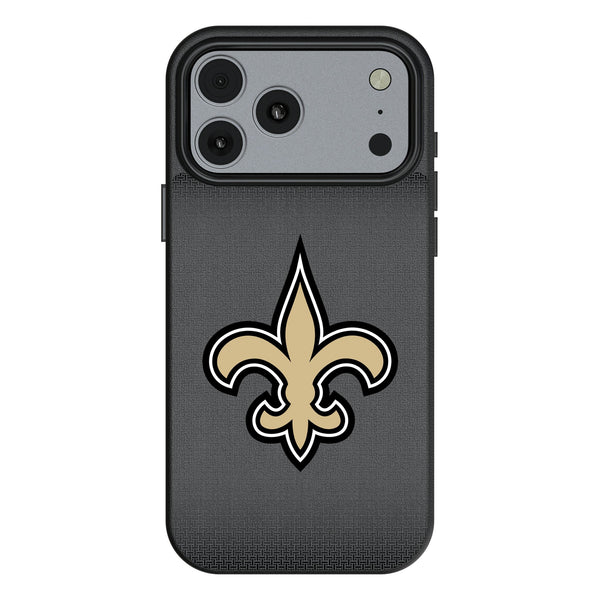 New Orleans Saints Linen iPhone MagSafe Compatible Phone Case for Apple iPhone
