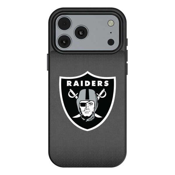 Las Vegas Raiders Linen iPhone MagSafe Compatible Phone Case for Apple iPhone