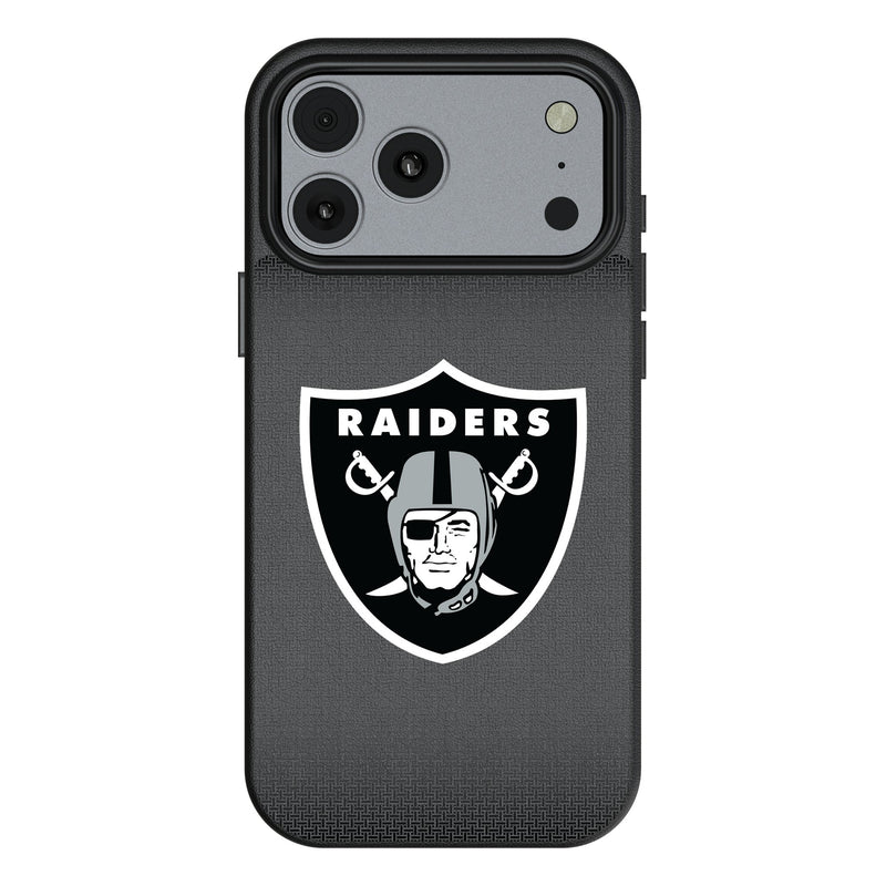 Las Vegas Raiders Linen iPhone MagSafe Compatible Phone Case for Apple iPhone