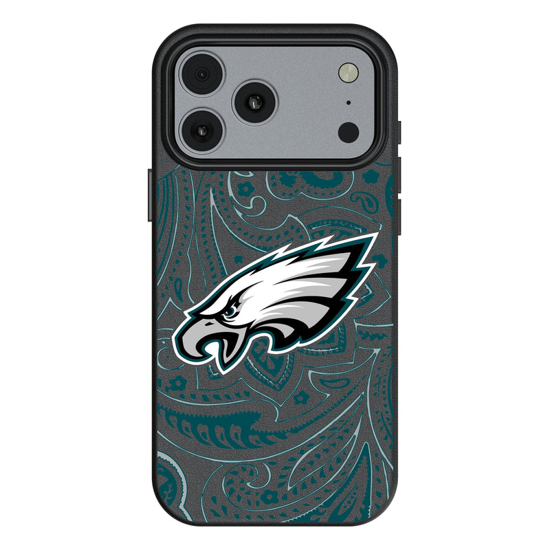 Philadelphia Eagles Paisley iPhone MagSafe Compatible Phone Case for Apple iPhone